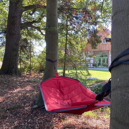 Zum Heuerling Ferienwohung Im Alten Stall Mit Sauna Versmold Exterior foto